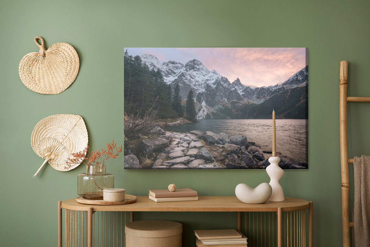 Gemälde auf Leinwand Berge