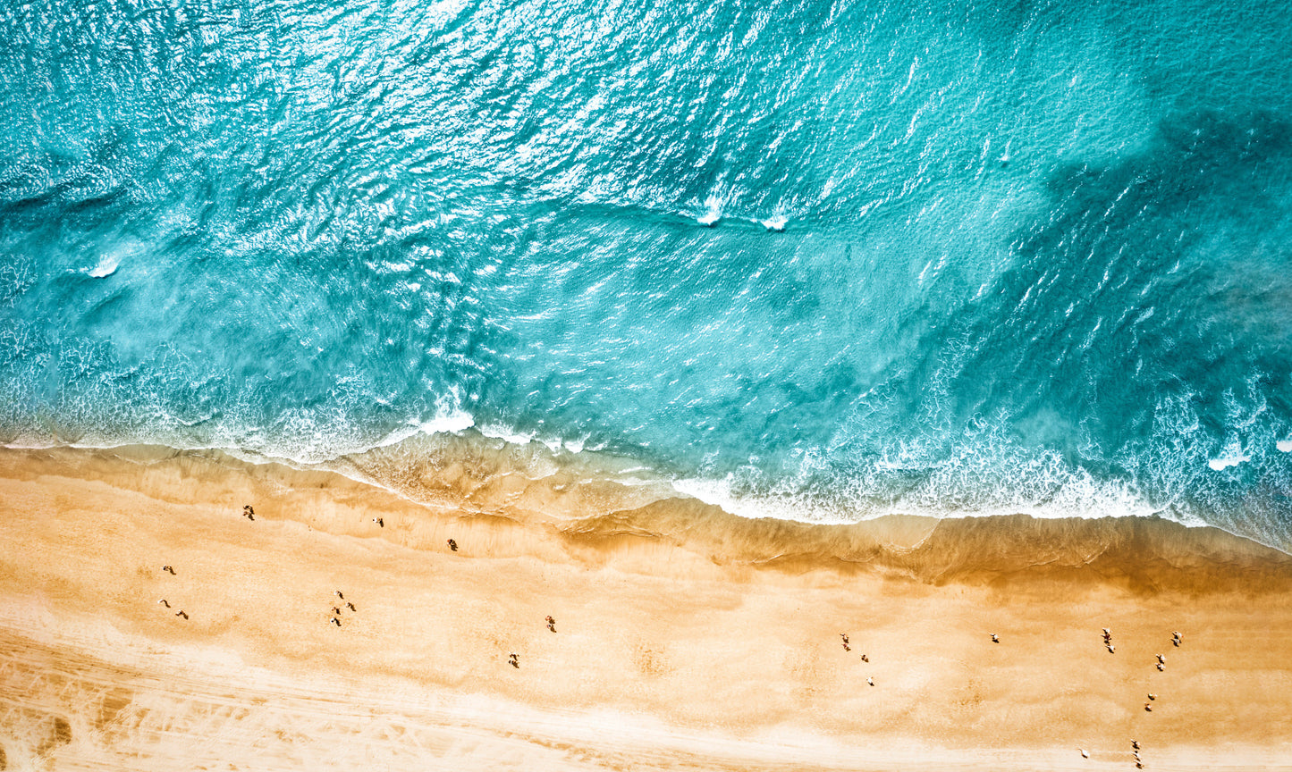 Obraz Wieloczęściowy Ocean i Plaża – relaksujący widok do wnętrz nadmorskich i nowoczesnych 250x150