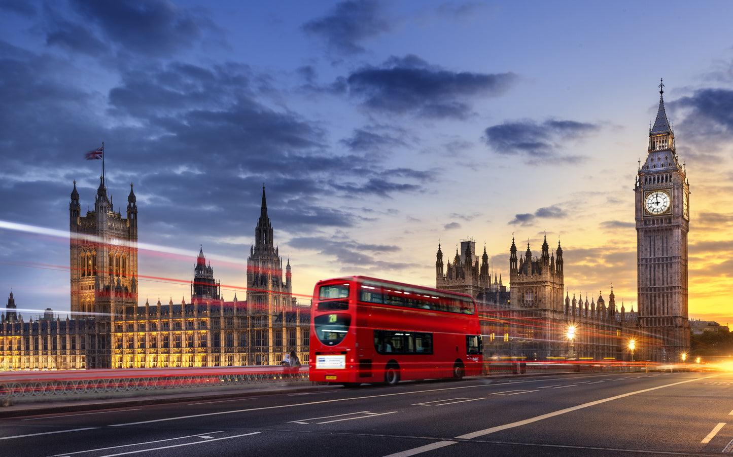 Obraz Wieloczęściowy Londyn Big Ben – miejska panorama do wnętrz nowoczesnych, industrialnych i klasycznych 240x150