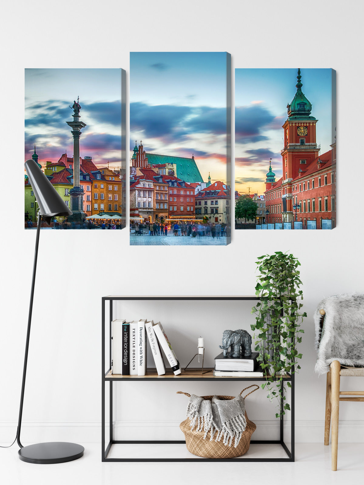 Obraz Wieloczęściowy Panorama Zamku Królewskiego – Majestatyczna panorama dla wnętrz klasycznych, eleganckich i nowoczesnych – widok 8