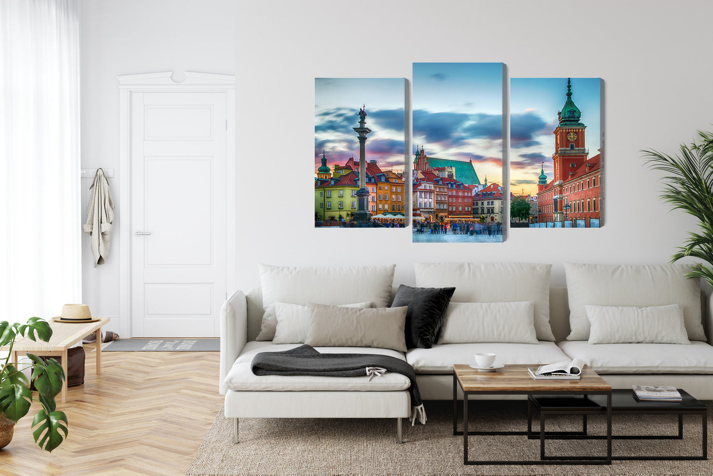 Obraz Wieloczęściowy Panorama Zamku Królewskiego – Majestatyczna panorama dla wnętrz klasycznych, eleganckich i nowoczesnych – widok 5