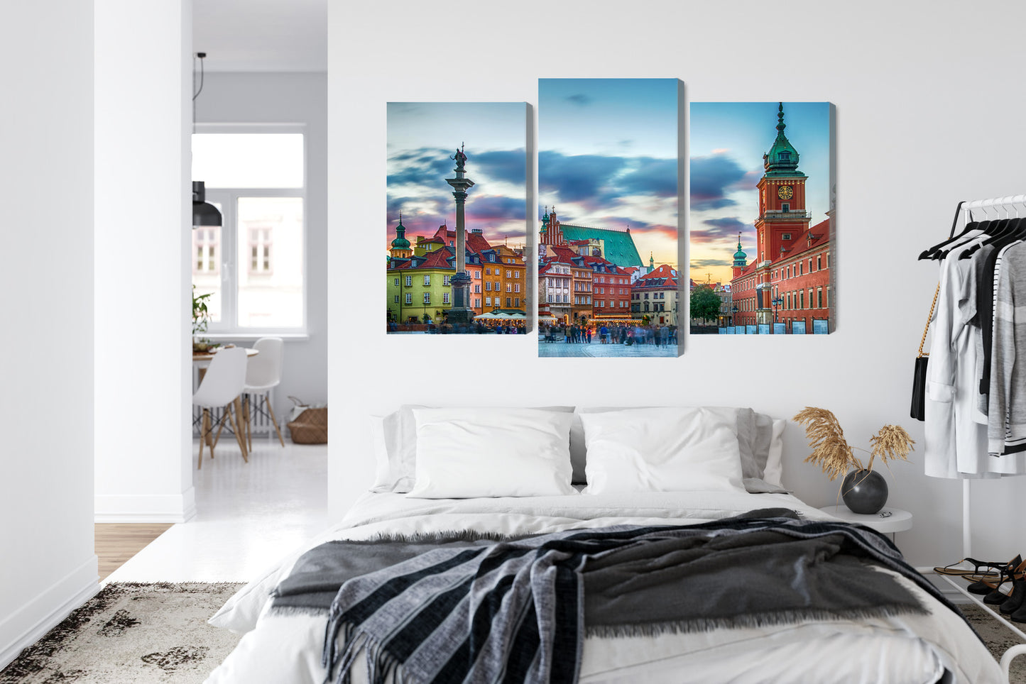 Obraz Wieloczęściowy Panorama Zamku Królewskiego – Majestatyczna panorama dla wnętrz klasycznych, eleganckich i nowoczesnych – widok 6