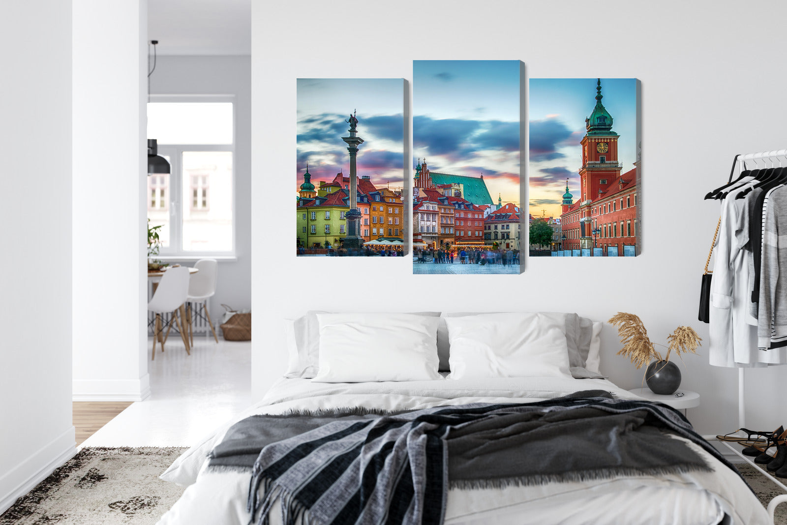 Obraz Wieloczęściowy Panorama Zamku Królewskiego – Majestatyczna panorama dla wnętrz klasycznych, eleganckich i nowoczesnych – widok 6