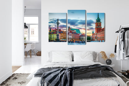 Obraz Wieloczęściowy Panorama Zamku Królewskiego – Majestatyczna panorama dla wnętrz klasycznych, eleganckich i nowoczesnych – widok 6
