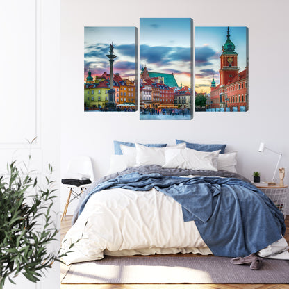 Obraz Wieloczęściowy Panorama Zamku Królewskiego – Majestatyczna panorama dla wnętrz klasycznych, eleganckich i nowoczesnych – widok 2