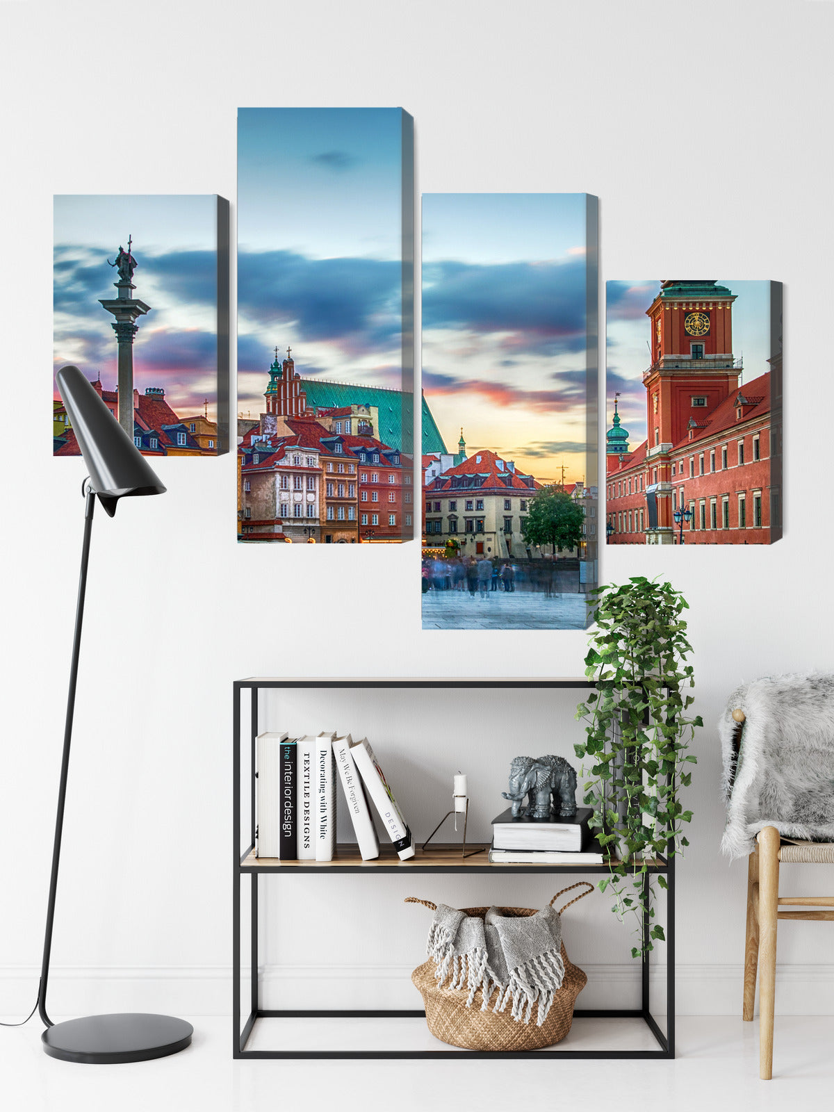 Obraz Wieloczęściowy Panorama Zamku Królewskiego – historyczny widok do wnętrz eleganckich i modern classic. – widok 8