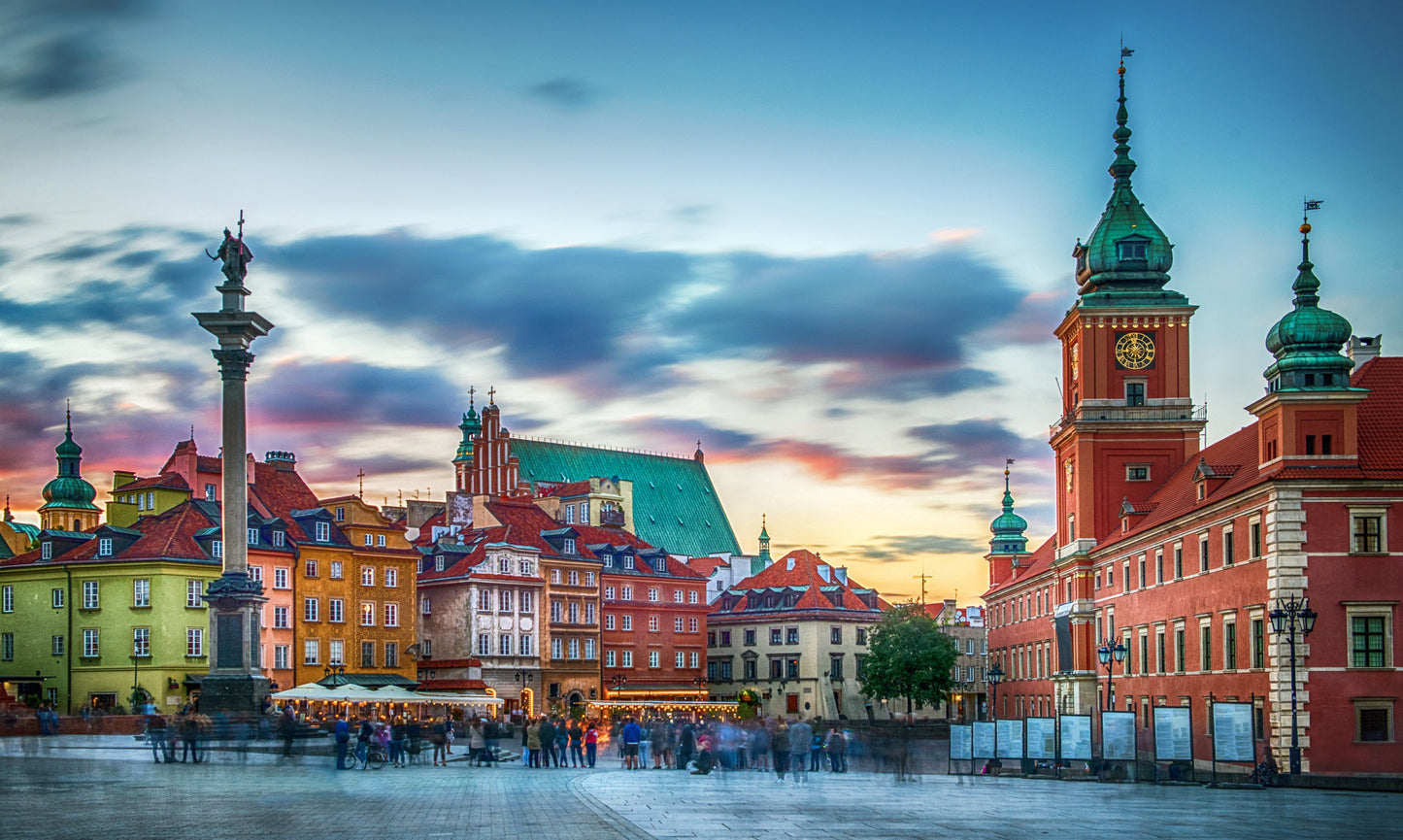 Obraz Wieloczęściowy Zamek Królewski – ikona stolicy do wnętrz klasycznych i nowoczesnych 250x150