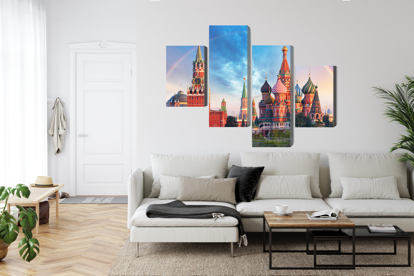 Obraz Wieloczęściowy Plac Czerwony – monumentalna panorama do wnętrz klasycznych, nowoczesnych i eklektycznych – widok 5