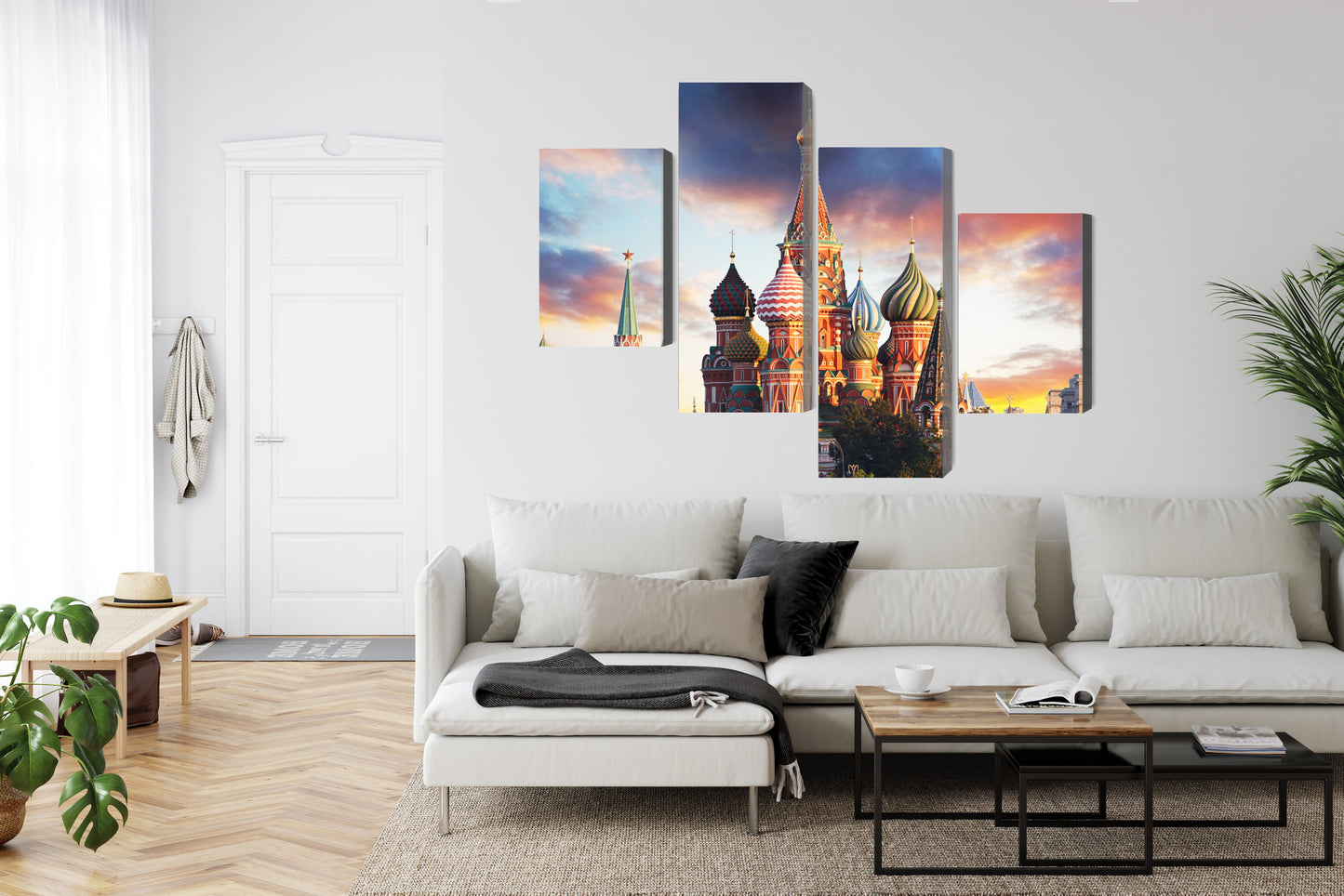 Obraz Wieloczęściowy Moskwa Plac Czerwony – ikoniczna panorama do wnętrz klasycznych i eleganckich – widok 5