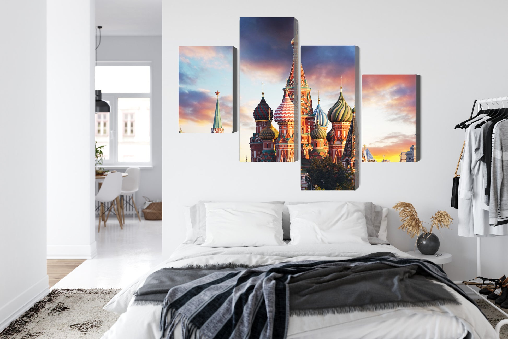 Obraz Wieloczęściowy Moskwa Plac Czerwony – ikoniczna panorama do wnętrz klasycznych i eleganckich – widok 6