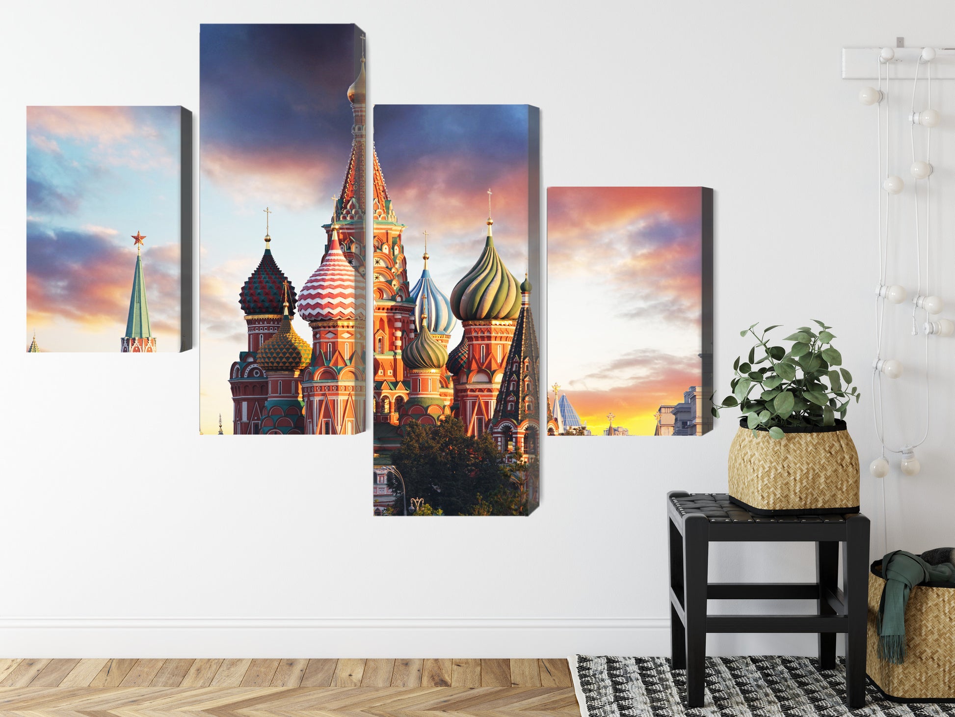 Obraz Wieloczęściowy Moskwa Plac Czerwony – ikoniczna panorama do wnętrz klasycznych i eleganckich – widok 7