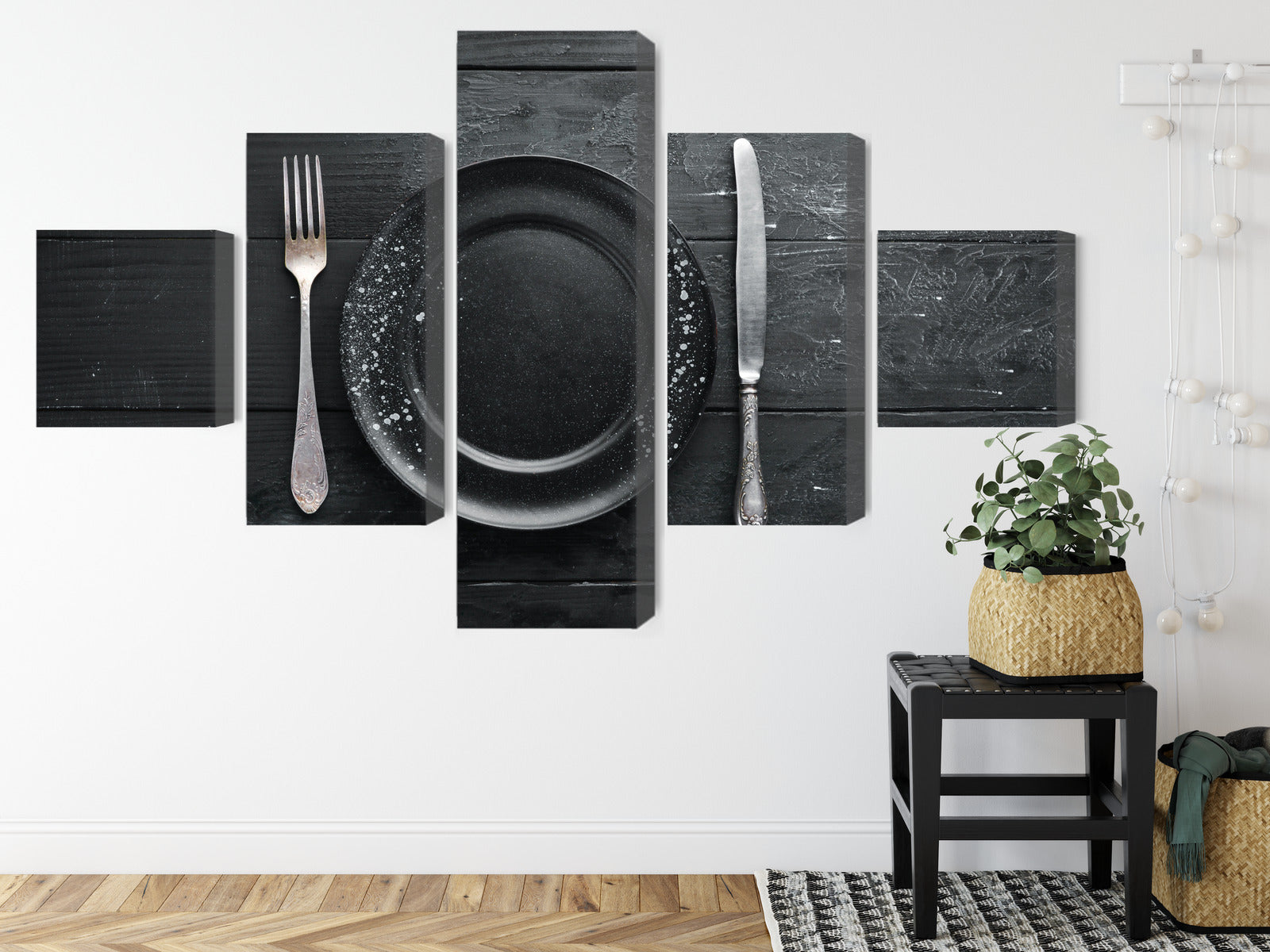 Obraz Wieloczęściowy Zastawa Stołowa Vintage – Klasyczny Still Life do wnętrz eleganckich, retro – widok 7