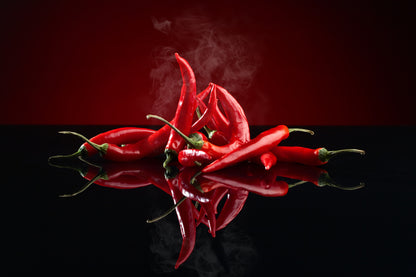 Obraz Wieloczęściowy Ostra Papryka Chili – wyrazisty akcent do wnętrz nowoczesnych, industrialnych i kuchni 180x120