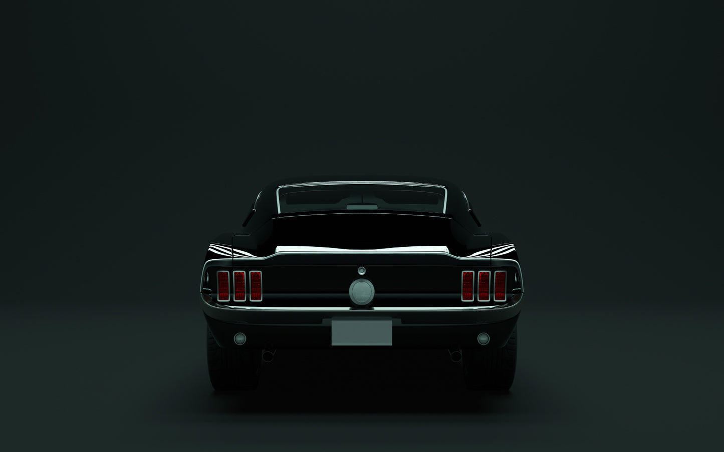 Obraz Wieloczęściowy Klasyczny Muscle Car – Potężna Ikona Stylu do wnętrz industrialnych i nowoczesnych 240x150
