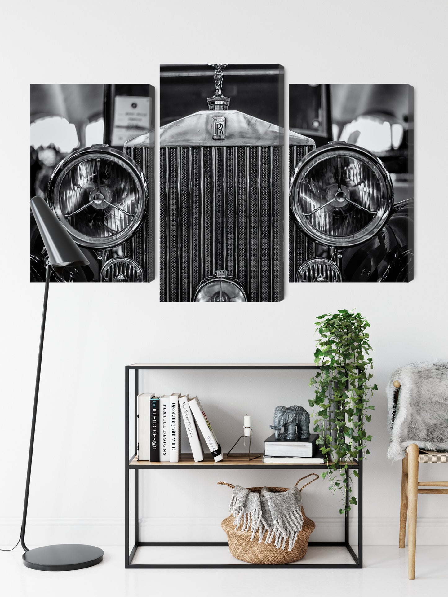Obraz Wieloczęściowy Rolls Royce – klasyka motoryzacji do wnętrz nowoczesnych i Art Deco – widok 8