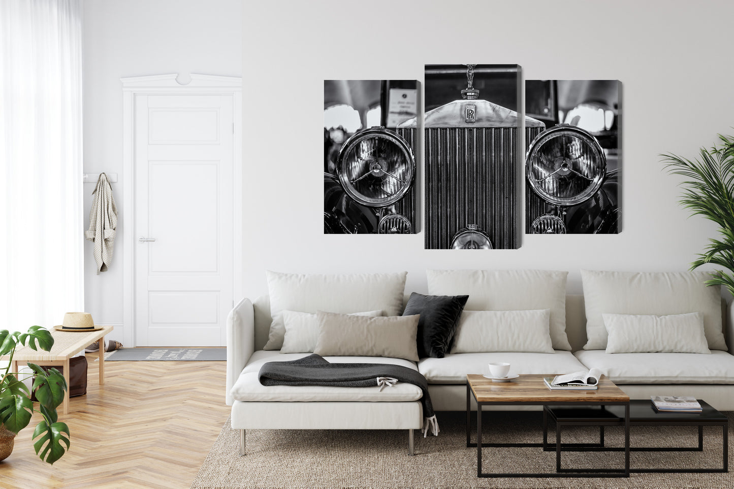 Obraz Wieloczęściowy Rolls Royce – klasyka motoryzacji do wnętrz nowoczesnych i Art Deco – widok 5