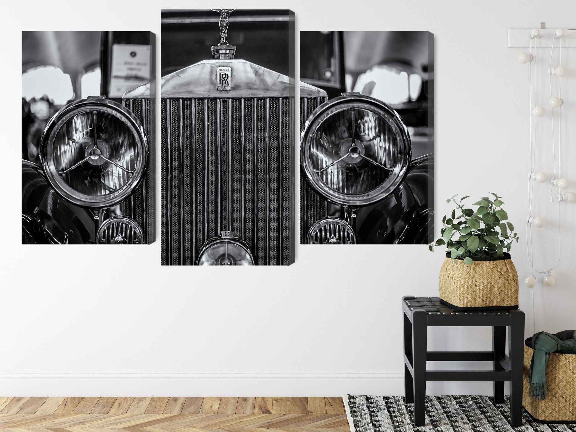 Obraz Wieloczęściowy Rolls Royce – klasyka motoryzacji do wnętrz nowoczesnych i Art Deco – widok 7