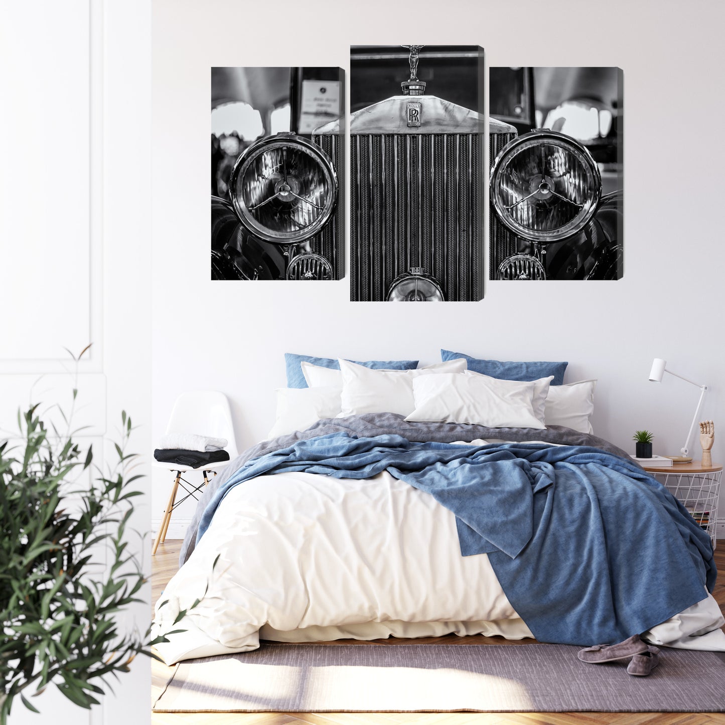 Obraz Wieloczęściowy Rolls Royce – klasyka motoryzacji do wnętrz nowoczesnych i Art Deco – widok 2