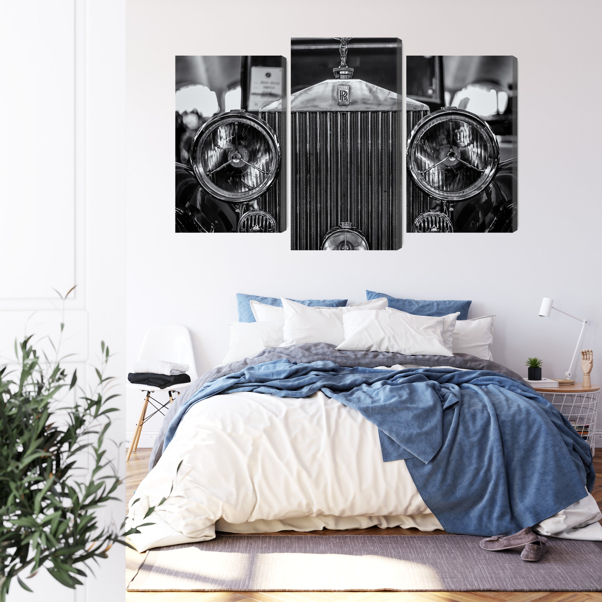 Obraz Wieloczęściowy Rolls Royce – klasyka motoryzacji do wnętrz nowoczesnych i Art Deco – widok 2