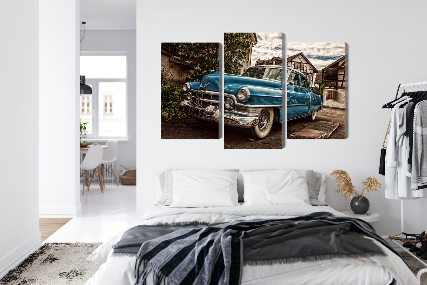 Obraz Wieloczęściowy Cadillac Eldorado 1953 – klimat retro do wnętrz loftowych i vintage – widok 6