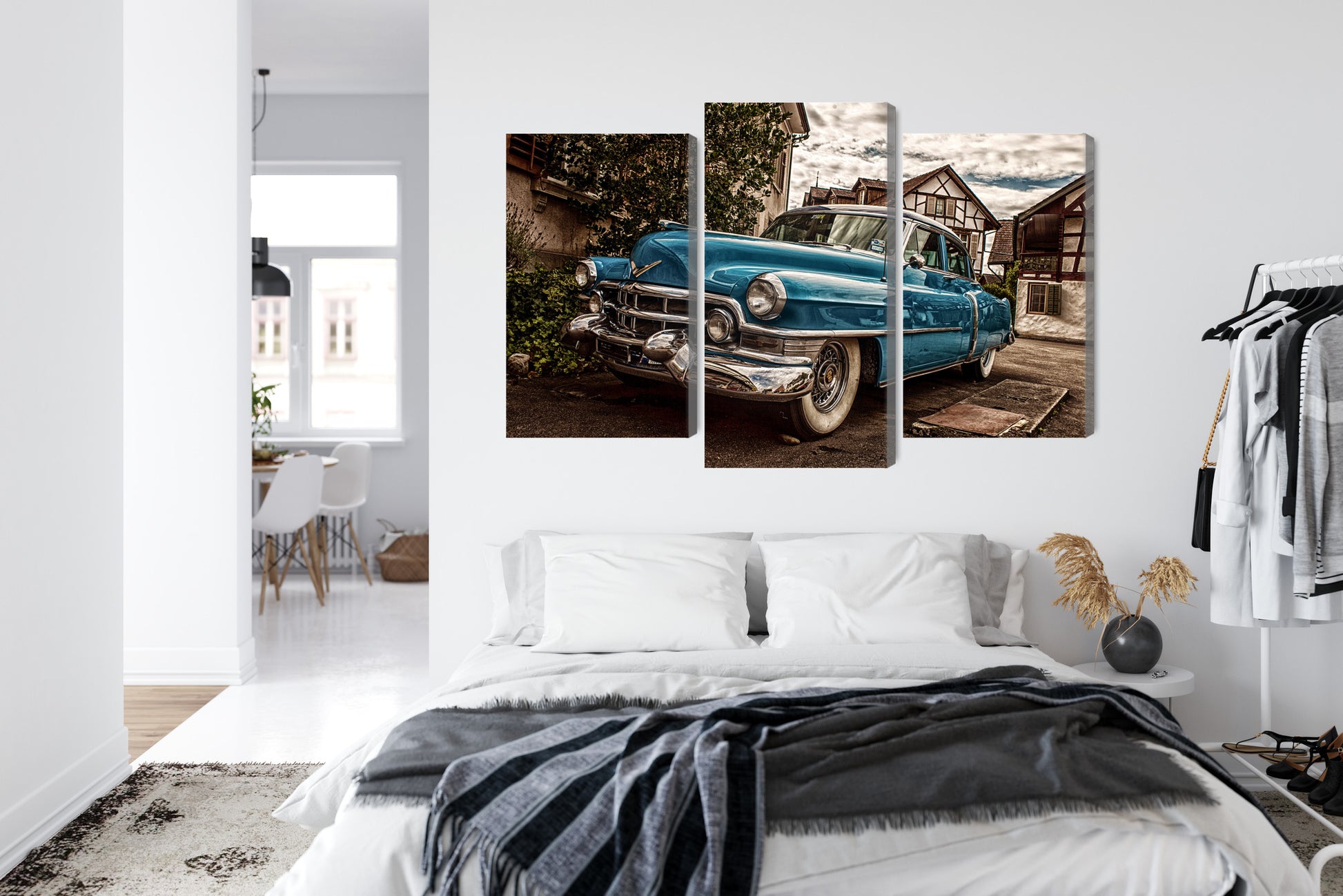 Obraz Wieloczęściowy Cadillac Eldorado 1953 – klimat retro do wnętrz loftowych i vintage – widok 6