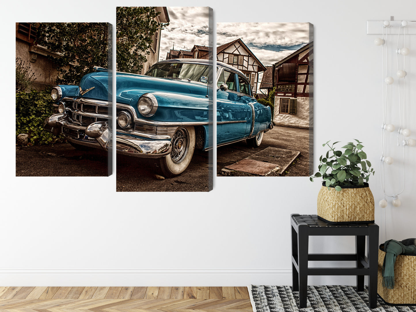 Obraz Wieloczęściowy Cadillac Eldorado 1953 – klimat retro do wnętrz loftowych i vintage – widok 7