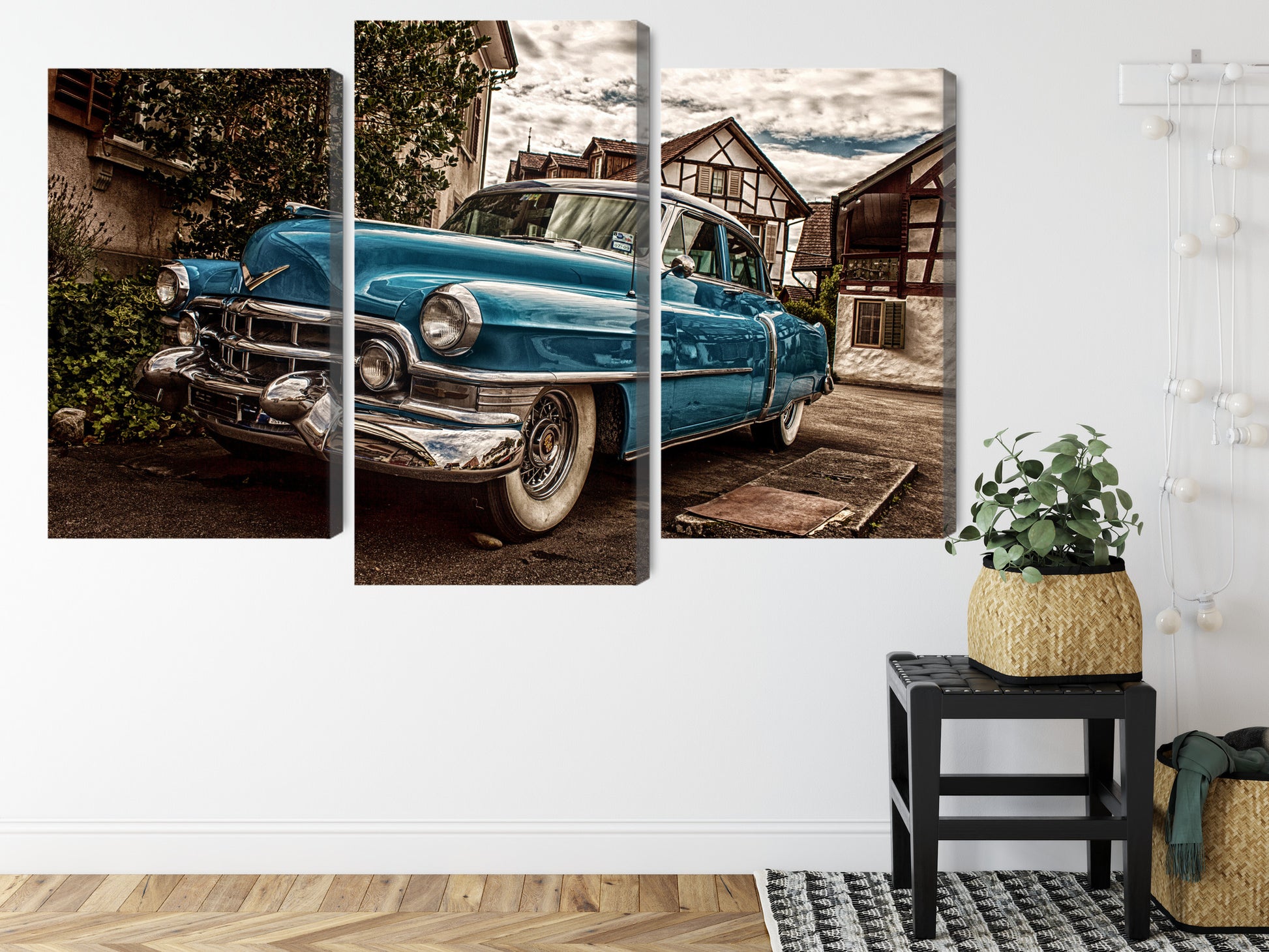 Obraz Wieloczęściowy Cadillac Eldorado 1953 – klimat retro do wnętrz loftowych i vintage – widok 7