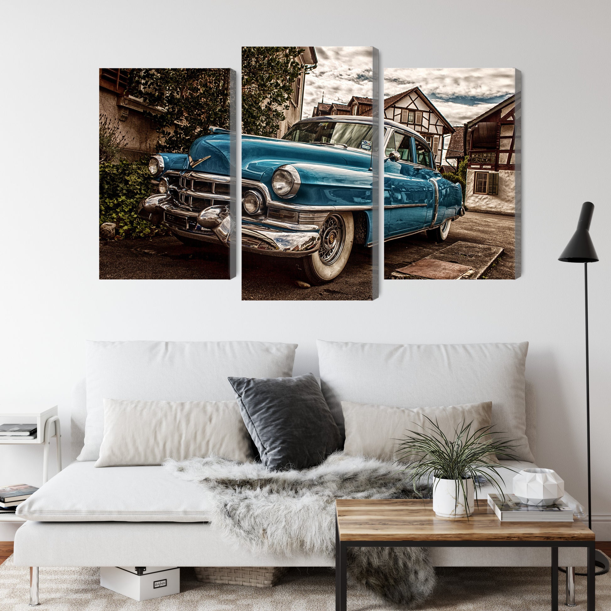 Obraz Wieloczęściowy Cadillac Eldorado 1953 – klimat retro do wnętrz loftowych i vintage – widok 3