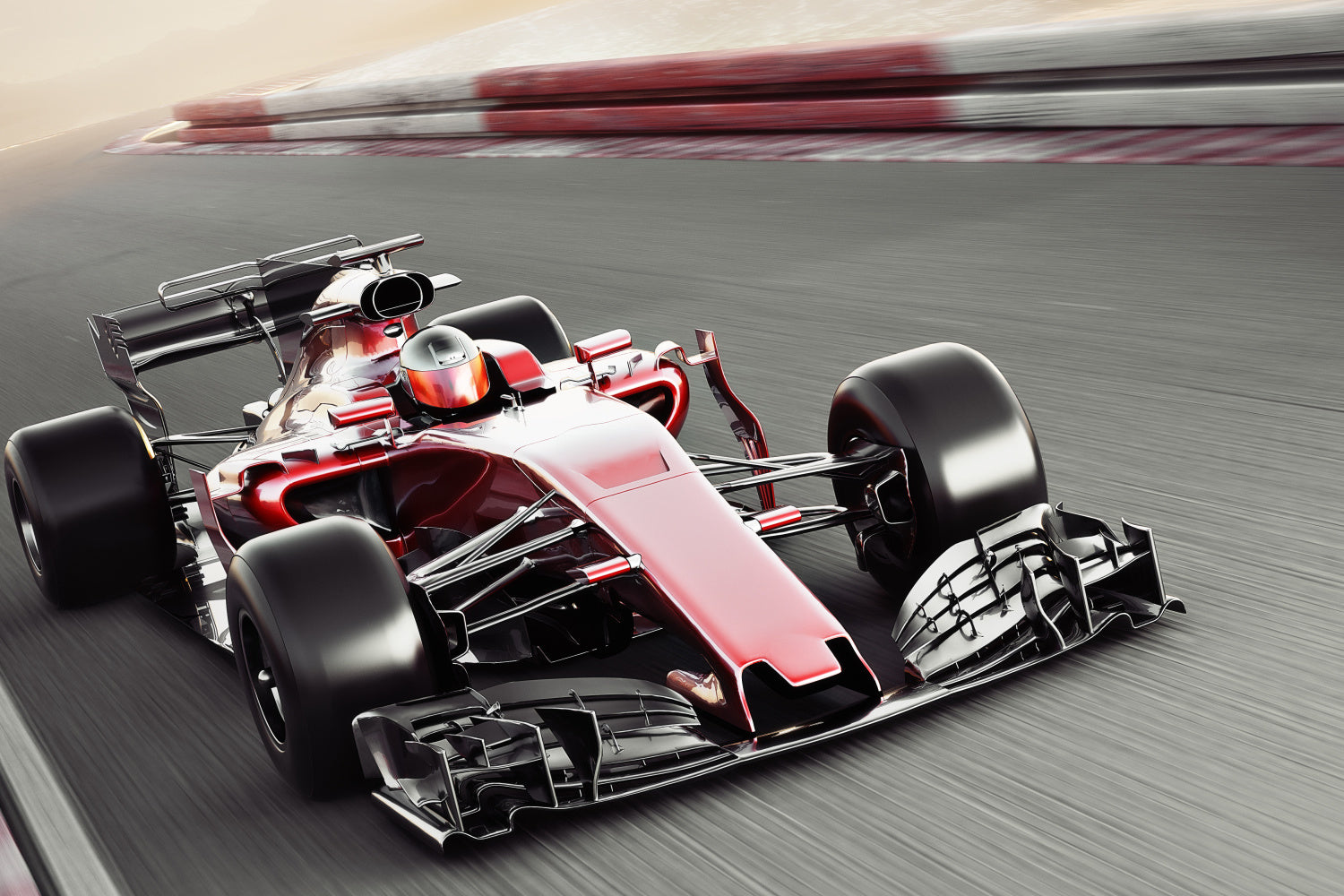 Obraz Wieloczęściowy Samochód Formuły 1 – energia i dynamika do wnętrz nowoczesnych i młodzieżowych 180x120