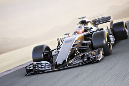 Obraz Wieloczęściowy Samochód F1 – sportowa dynamika do wnętrz nowoczesnych, industrialnych, męskich 180x120