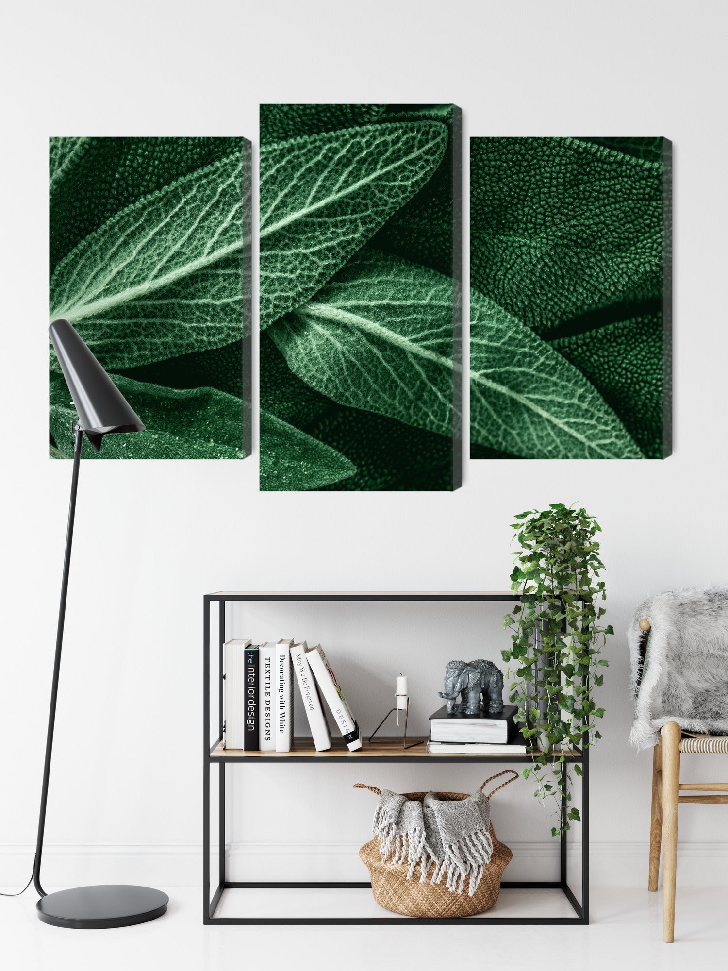 Obraz Wieloczęściowy Szałwia Makro – botaniczny spokój do wnętrz Scandi, Boho i Naturalnych – widok 8
