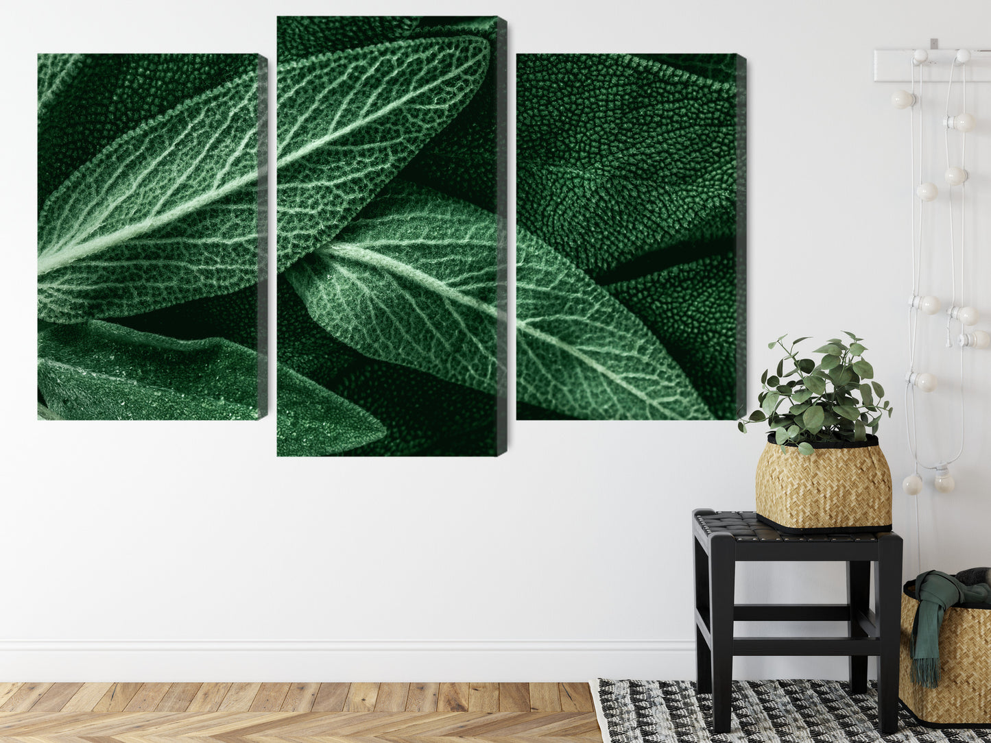 Obraz Wieloczęściowy Szałwia Makro – botaniczny spokój do wnętrz Scandi, Boho i Naturalnych – widok 7