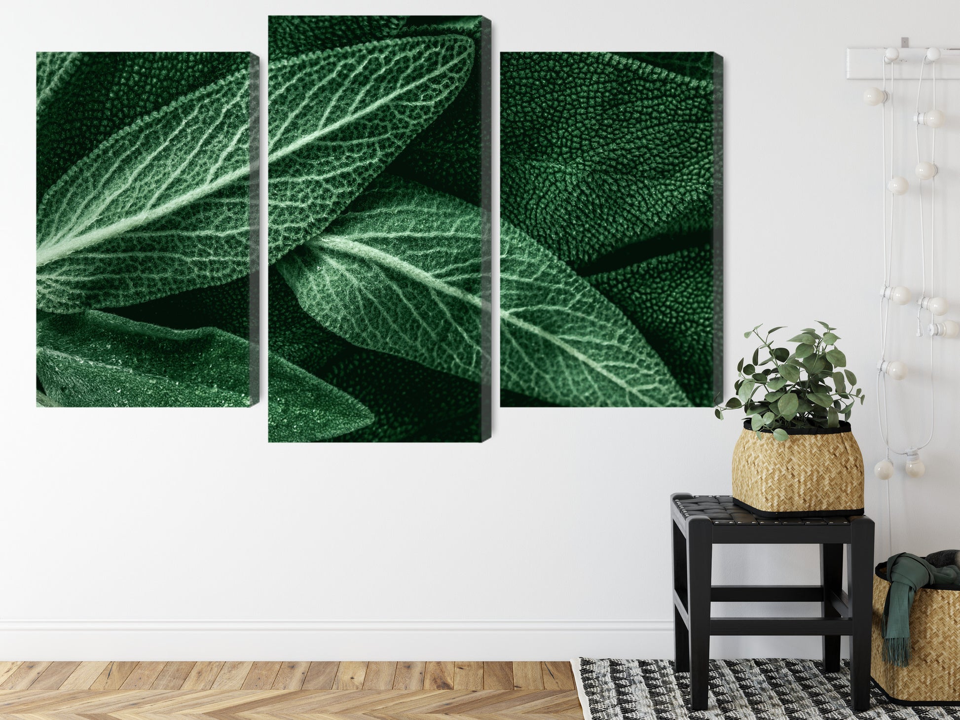 Obraz Wieloczęściowy Szałwia Makro – botaniczny spokój do wnętrz Scandi, Boho i Naturalnych – widok 7