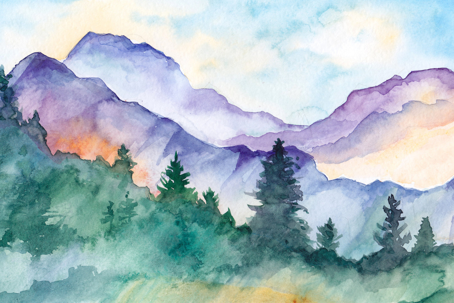 Obraz Wieloczęściowy Krajobraz Górski – Majestatyczna Panorama do wnętrz Skandynawskich, Nowoczesnych i Eko 180x120