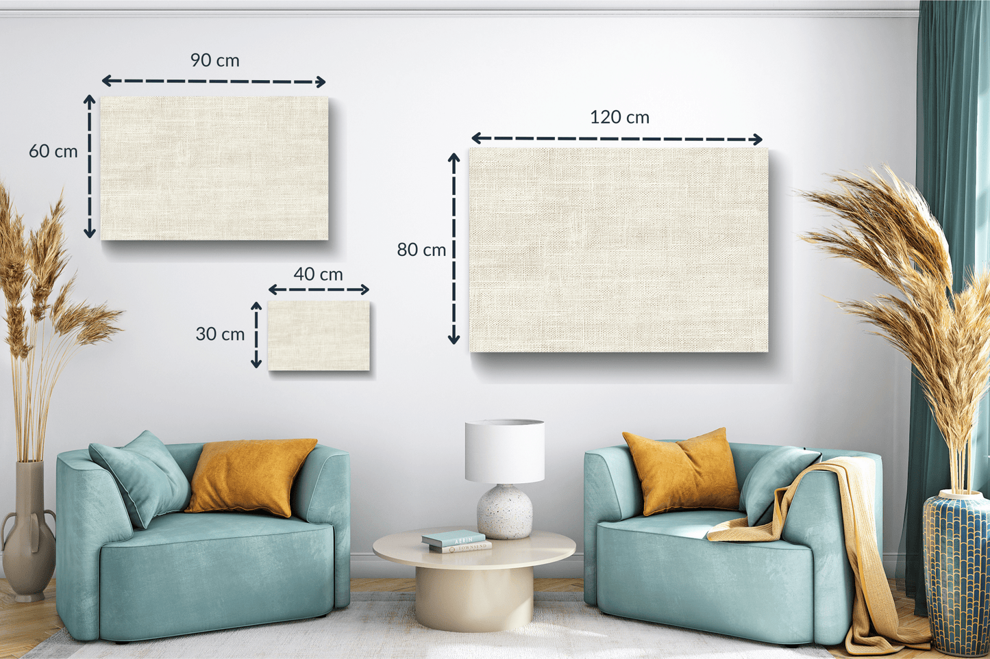 Obraz na płótnie drzewo z makami – nowoczesna dekoracja do salonu - Artavia