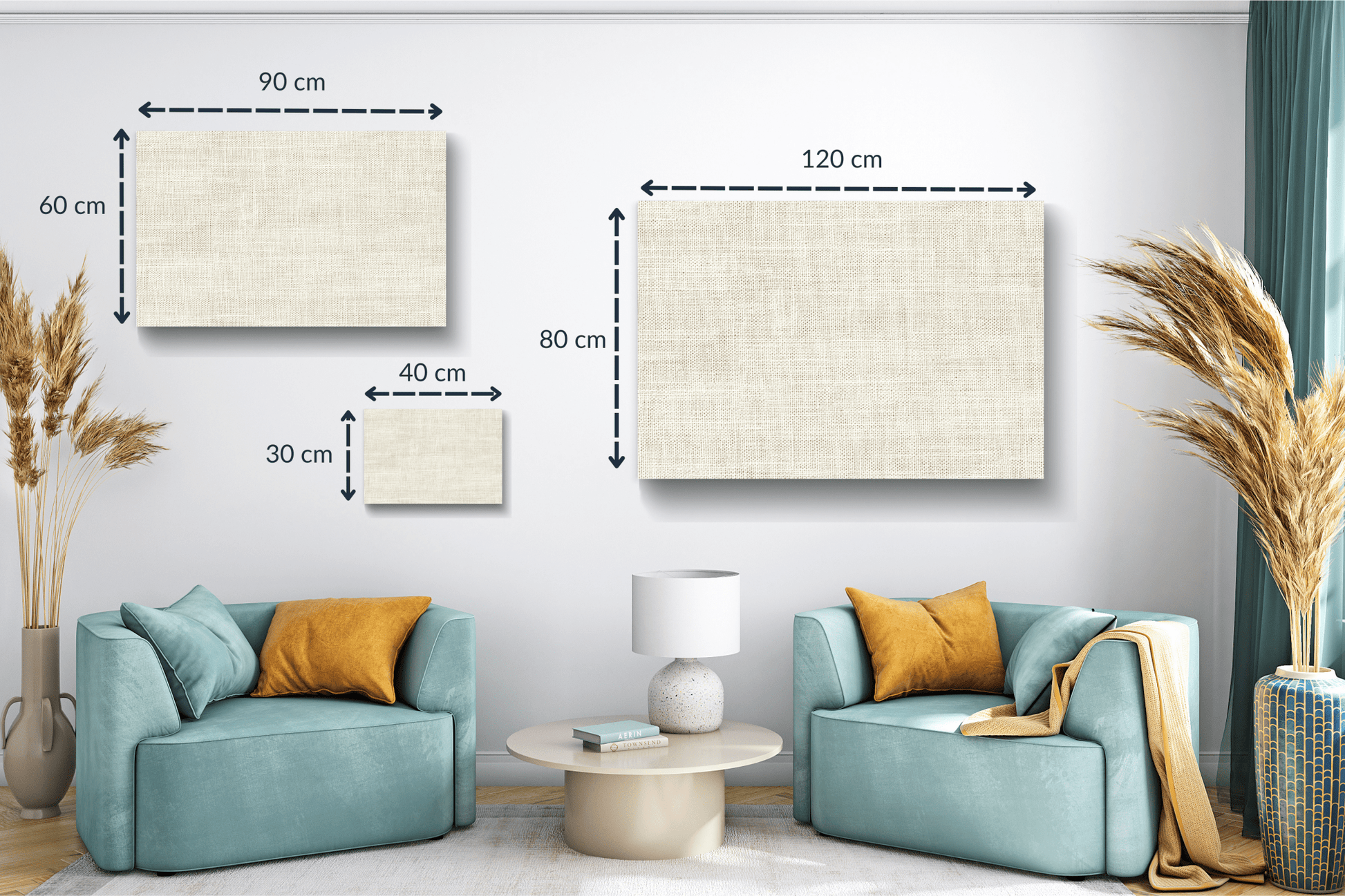 Obraz na płótnie drzewo z makami – nowoczesna dekoracja do salonu - Artavia