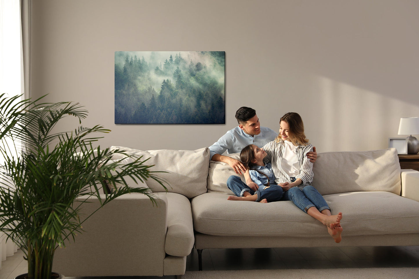 Obraz Na Płótnie Las We Mgle - Artavia