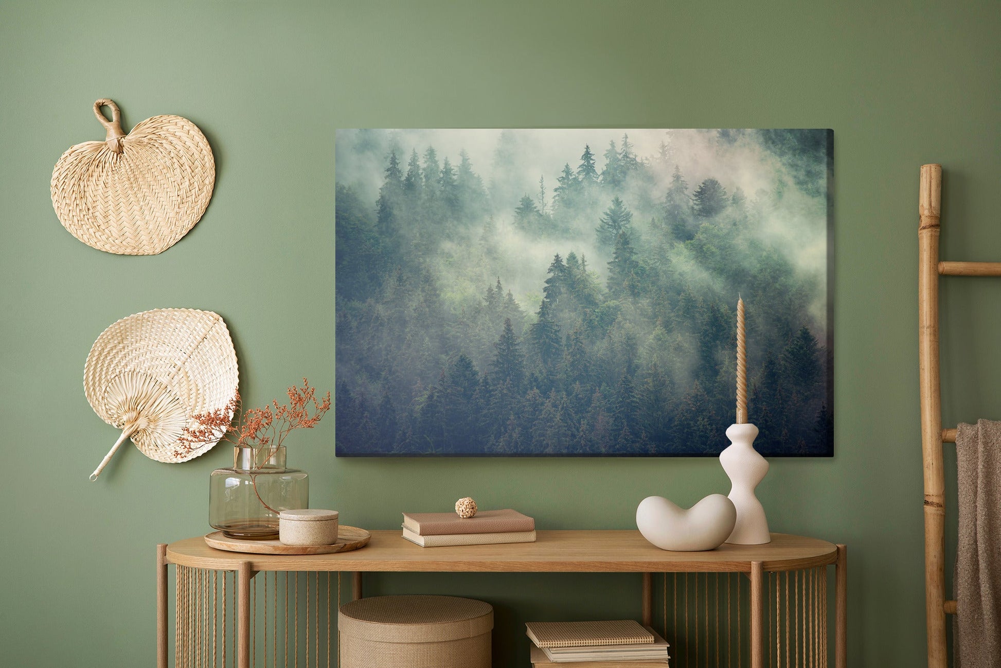 Obraz Na Płótnie Las We Mgle - Artavia