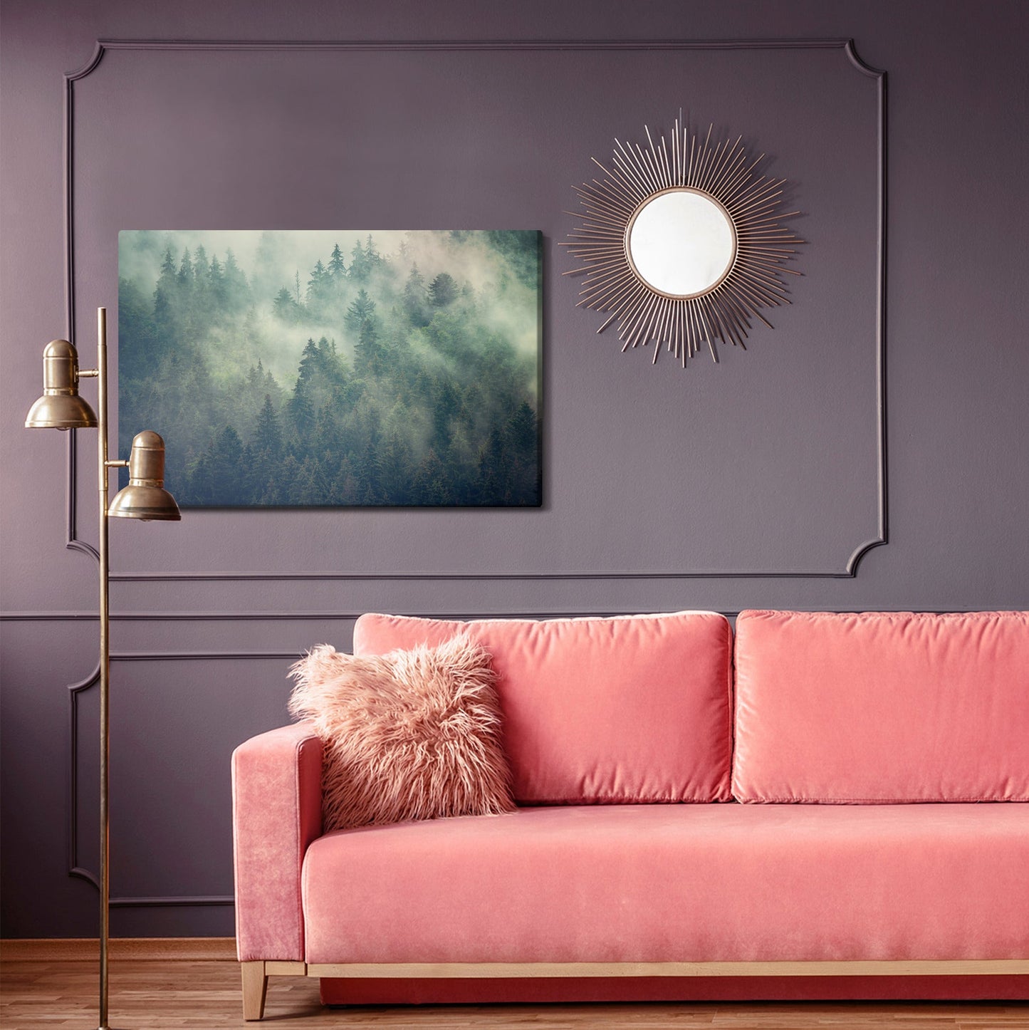 Obraz Na Płótnie Las We Mgle - Artavia